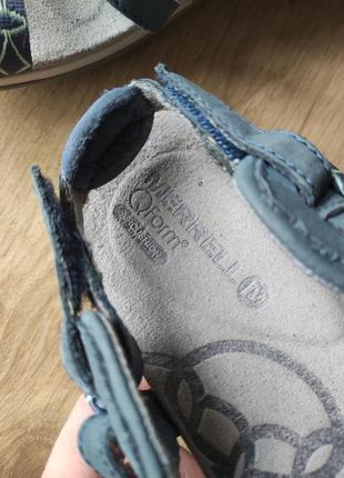 Фирменные женские кожаные спортивные сандалии merrell, сша, оригинал,р.40.