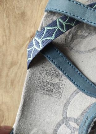 Фирменные женские кожаные спортивные сандалии merrell, сша, оригинал,р.40.