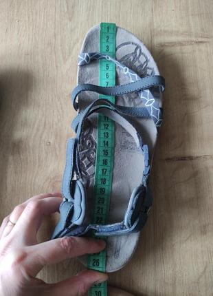 Фирменные женские кожаные спортивные сандалии  merrell,  сша, оригинал,р.40.9 фото