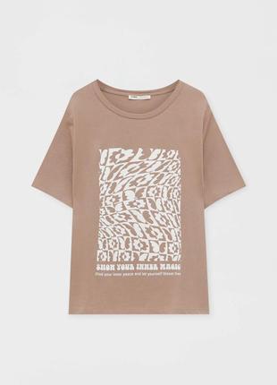 Оверсайз футболка pull&bear, футболка pull&bear