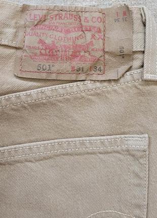 Джинсы levis 501 31/342 фото