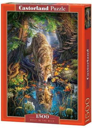 Пазлы "волк в дремучем лесу", 1500 эл