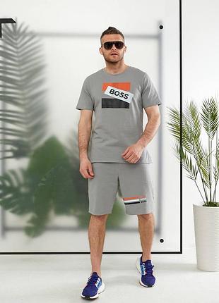 Чоловічий костюм шорти футболка 2 кольори