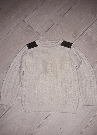Теплий джемпер світер на хлопчика 5-6  років