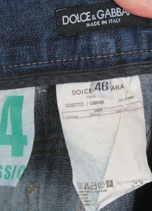 Оригинальные джинсы dolce&amp;gabbana 14 classic denim jeans9 фото