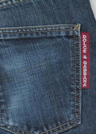 Оригинальные джинсы dolce&amp;gabbana 14 classic denim jeans7 фото