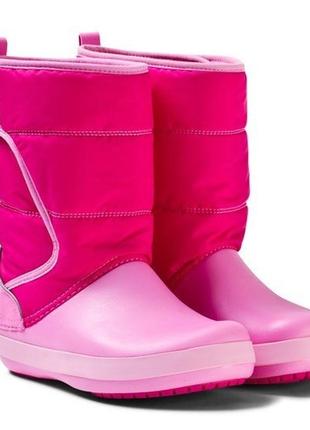 Сапожки crocs lodge point snow boot 100% оригинал