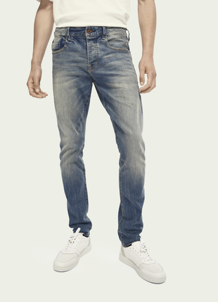 Качественные джинсы scotch&amp;soda amsterdam blauw ralston slim fit