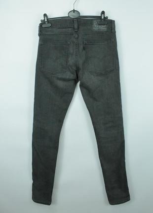 Стильные узкие джинсы levis 519 gray extreme skinny5 фото