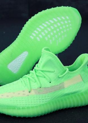 Мужские кроссовки адидас adidas yeezy boost 350 green neon.