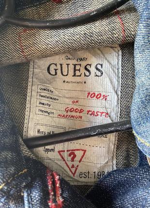 Куртка джинсова guess 🇺🇸сша оригинал4 фото