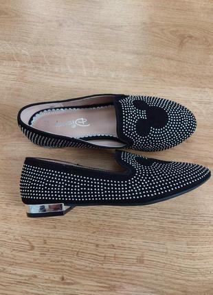 Замшеві туфлі балетки 34-35 від disney