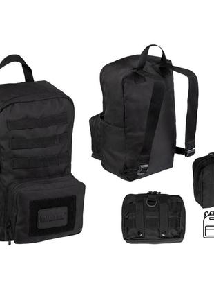 Портативный рюкзак us assault pack ultra compact, black. mil-tec германия.