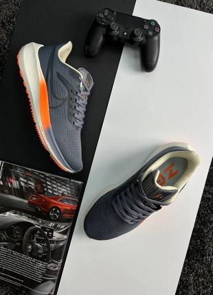 Nike zoom pegasus’39 grey orange7 фото