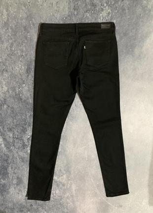 Джинсы брюки черные levis w31 l34