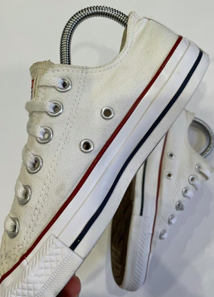 Converse классические белые кеды8 фото