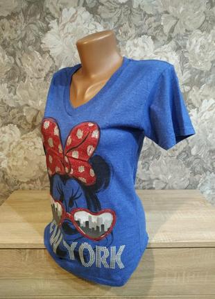 Disney женская футболка minnie mouse new york размер s7 фото