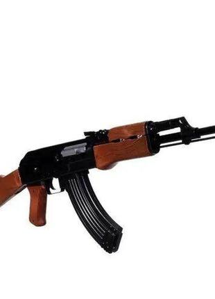 Автомат на пульках "ak-47", с аккумулятором