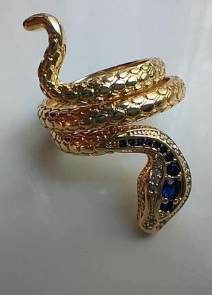 Каблочка кольцо в виде змеи