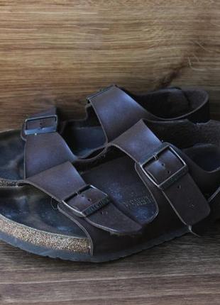 Birkenstock шкіряні сланци сандалі тапочки