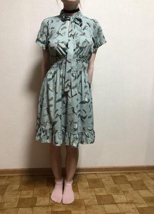 Літня сукня з плашечками yumi