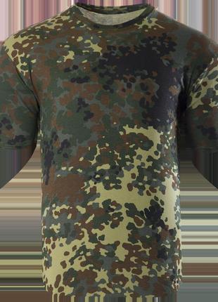 Футболка cotton flecktarn — тактическая камуфляжная, 100% хлопок