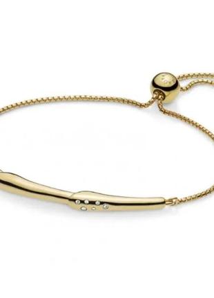 Серебрянный браслет пандора бамбук shine pandora серебро 925