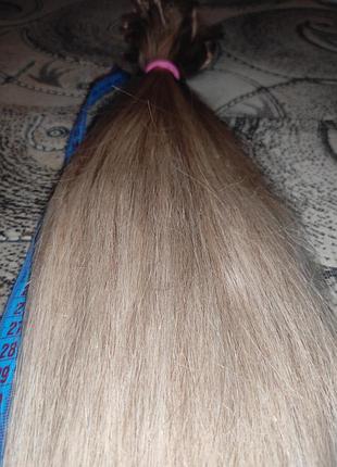 Натуральные волосы для наращивания (южка) блонд