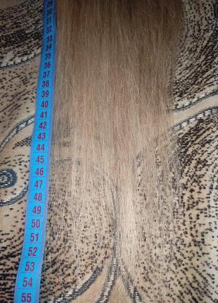 Натуральне волосся для нарощування (южка) блонд4 фото