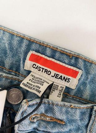 Женские новые рваные завышенные джинсы в стиле гранж с высокой посадкой 38 40 m l слим8 фото