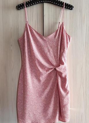 Abercrombie&firch  міні сукня з декоративним вузлом м
