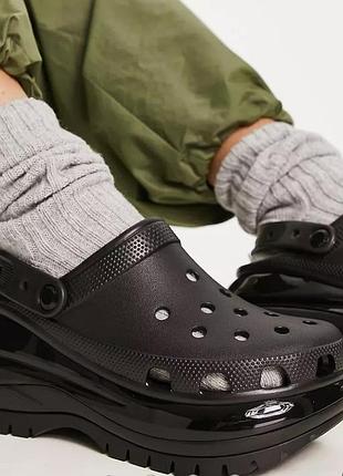 Mega crush clog black крокси