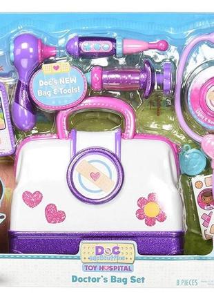 Медицинский набор доктора плюшевый кейс доктора disney junior doc mcstuffins toy hospital dortor's bag set