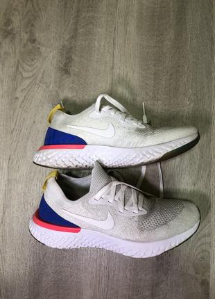 Nike epic react flyknit кроссовки для бега и спорта6 фото