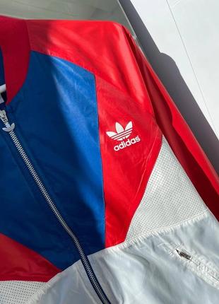 Бомбер со вставками кожзама adidas4 фото