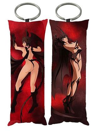 Брелок дакимакура диявольська леді диявол 4*10 см