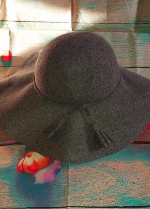 Шляпа шерсть с большими полями new look9 фото
