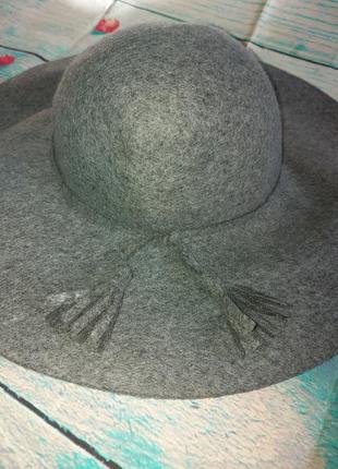 Шляпа шерсть с большими полями new look5 фото
