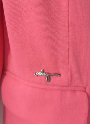 Трикотажный, розовый, малиновый, жакет, пиджак, only, размер l,4 фото