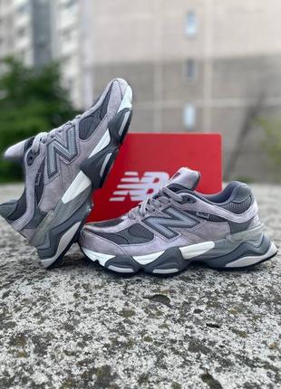 Стильные кроссовки new balance 9060 x joe freshgoods dark grey тёмно-серые