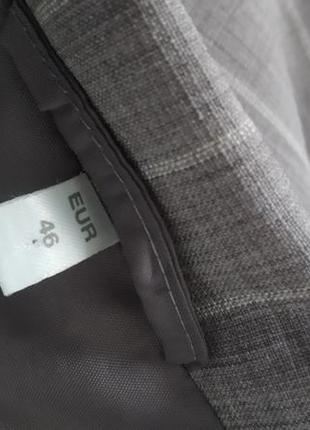 Женский серый пиджак блейзер m&amp;s7 фото