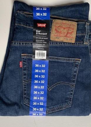 Джинси чоловічі levis 514 розмiр : w36 l32 із сша.1 фото