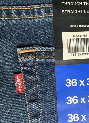 Джинси чоловічі levis 514 розмiр : w36 l32 із сша.4 фото