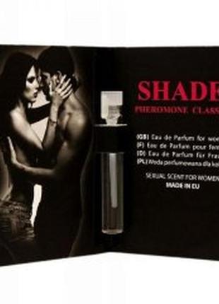 Духи с феромонами для женщин shade pheromone classic, 1 ml