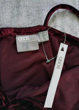 Велюровий топ  майка блуза asos5 фото