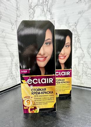 Крем-краска для волос eclair omega 9 hair color черный 1.0