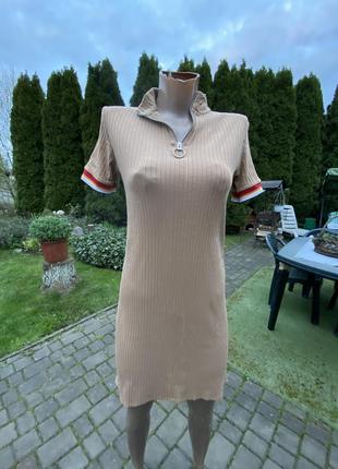 Літнє плаття ніжного кольору « кави з молоком»