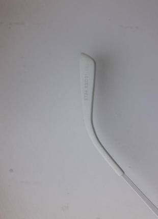 Окуляри сонцезахисні білі зі стразами, стрази