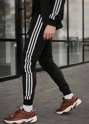 Костюм adidas черный + борсетка в подарок8 фото
