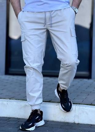 Брюки мужские с накладными карманами джинс-бенгалин m,l,xl,2x  av5-10386iве6 фото